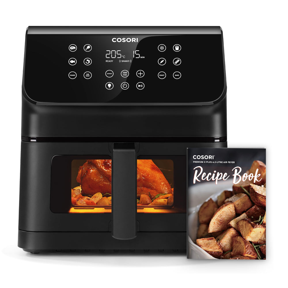 Cosori Air Fryer 6,2 L avec fenêtre de cuisson – friteuse sans huile 12 programmes noire