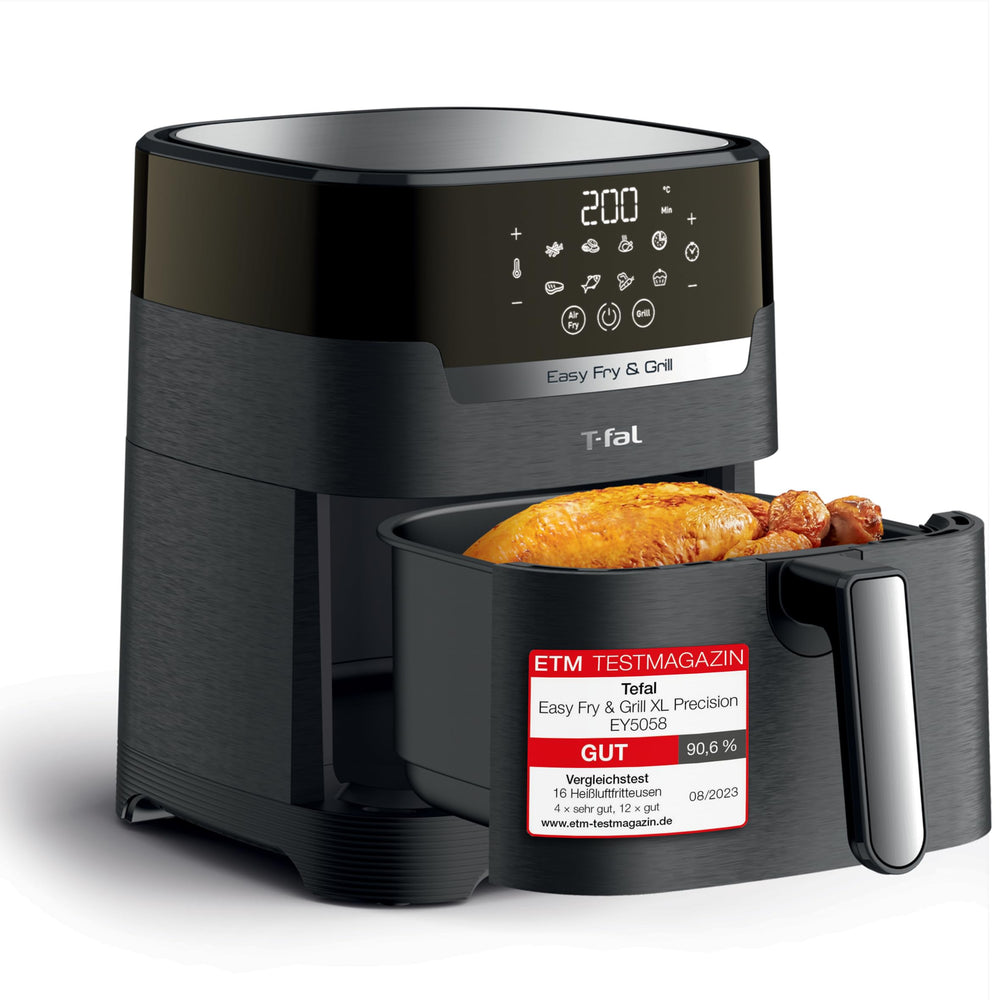 Tefal Easy Fry Grill Precision EY5058 air fryer 4.2L noir 2-en-1